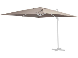 Tela para guarda-sol deportado de jardim "Sun 4" - 3 x 4 m - Taupe