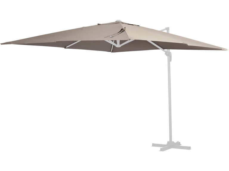 Tela para guarda-sol deportado de jardim "Sun 4" - 3 x 4 m - Taupe
