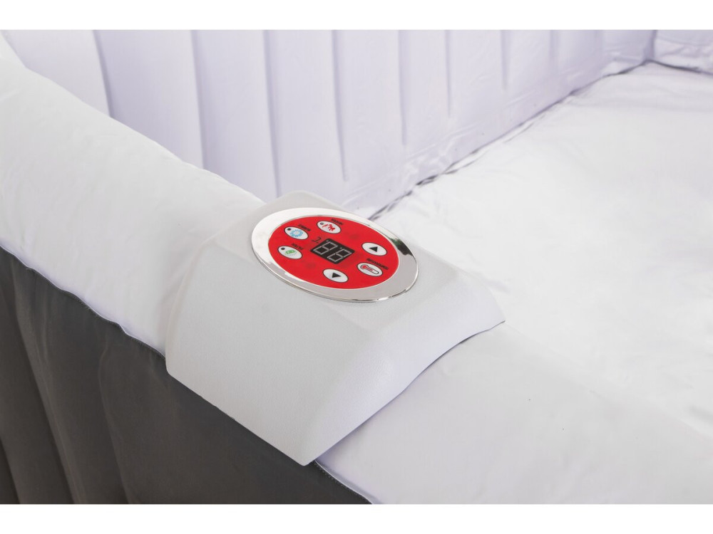 Spa inflável "RIVIERA" em PVC - 6 lugares - Cinza/branco