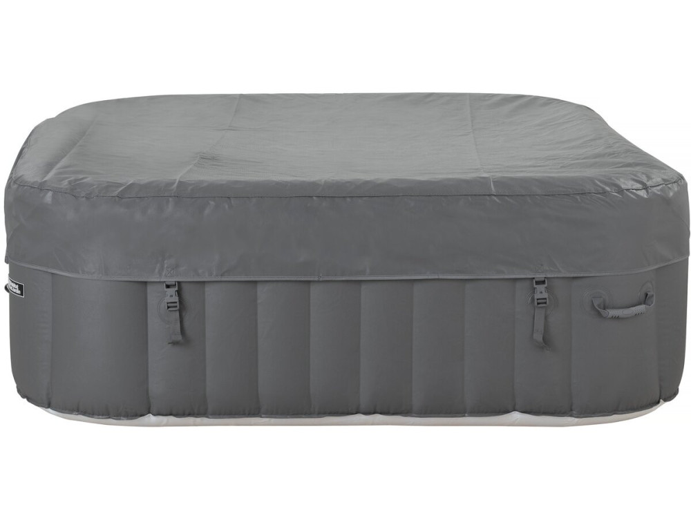 Spa inflável "RIVIERA" em PVC - 6 lugares - Cinza/branco