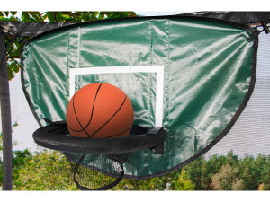 Cesta de basquete universal para cama elástica "Loopy" - Verde 2