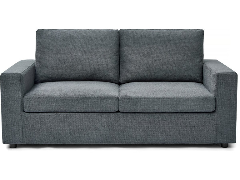 Sofá-cama convertível "Elena" Express em tecido - 3 lugares - Área para dormir de 140 cm - Cinza