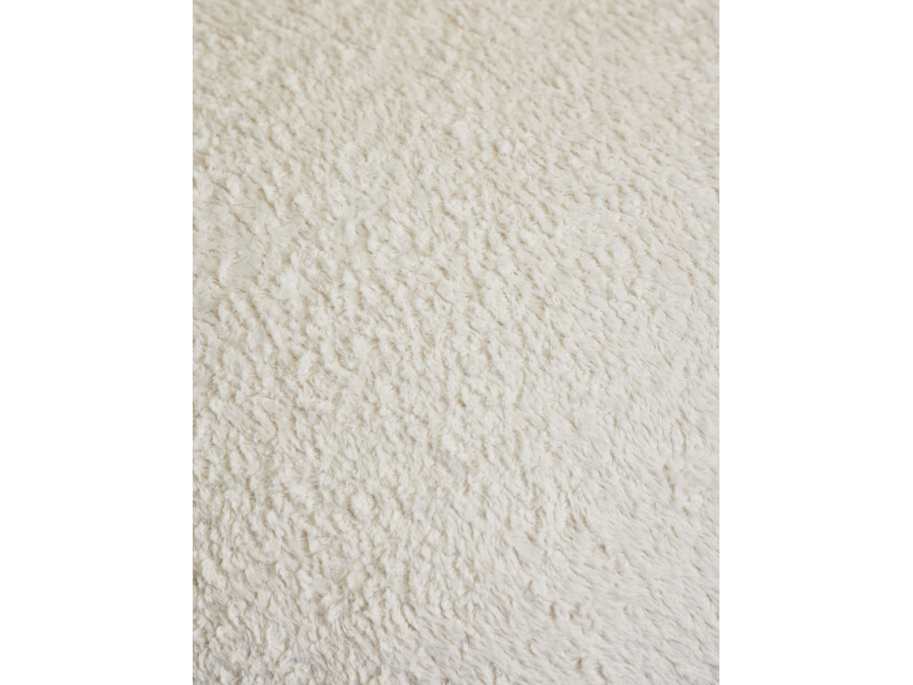 Pufe em tecido "Magnus" - 45 x 45 x 48 cm - Branco