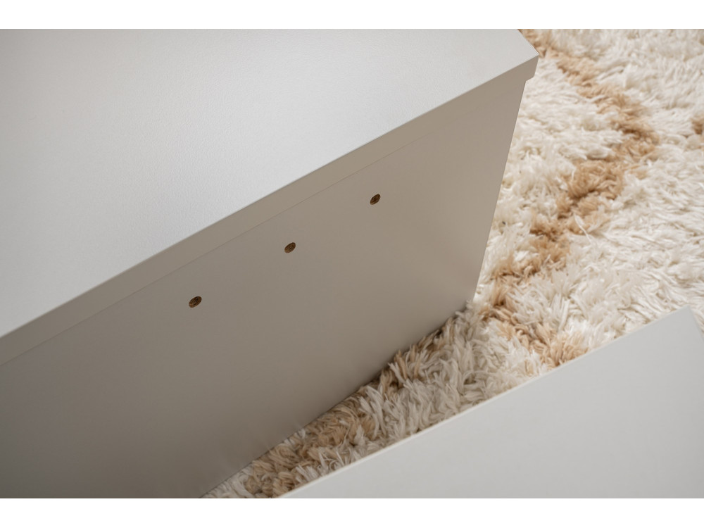 Mesa de centro de madeira "Orion" 90 x 60 x 30 cm - Cinzento
