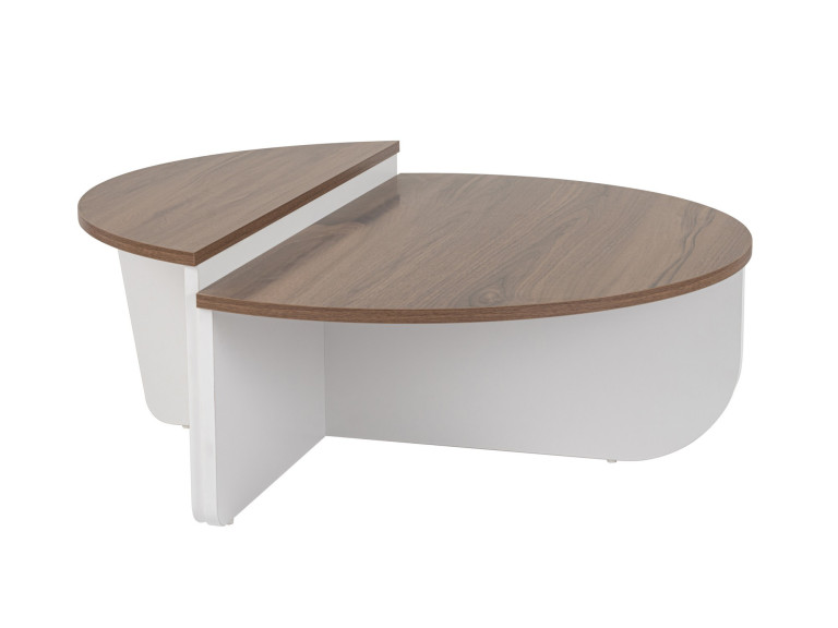 Mesa de centro de madeira "Orion" 90 x 60 x 30 cm - Nogueira