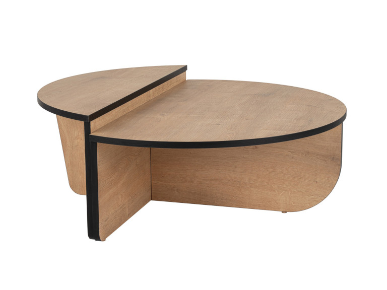 Mesa de centro de madeira "Orion" 90 x 60 x 30 cm - Carvalho mel