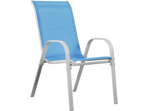 Conjunto de poltronas em textilene "Cordoba" - Phoenix- Azul - conjunto de 4 2