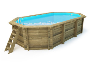 Piscina de madeira “Palma 145” 7,57 x 4,07 x 1,44 m 2