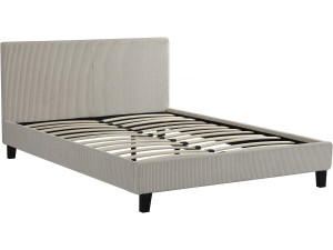 Cama de veludo cotelê "Âmbar" - 160 x 200 - Bege