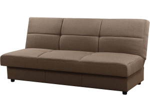 Sofá "Enzo" Clic-Clac - 185 x 84 x 85 cm - 3 lugares - Taupe
