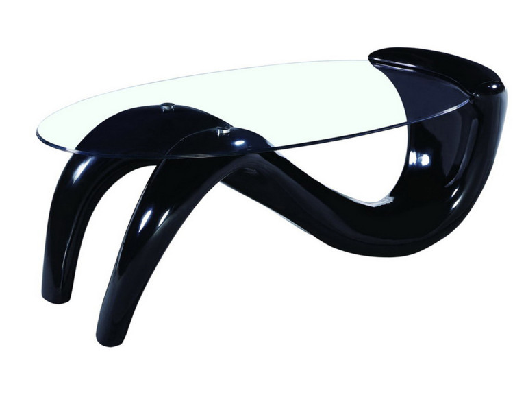 Mesa de centro "Maya" - 127 x 65 x 46 cm - Preto