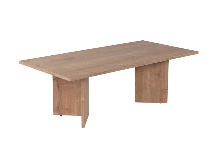 Mesa de centro de madeira "Sabin" - 60 x 119 x 40 cm - Carvalho Safira