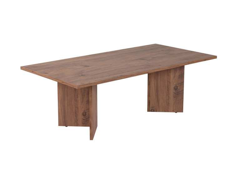 Mesa de centro de madeira "Sabin" - 60 x 119 x 40 cm - Pinheiro Atlântico