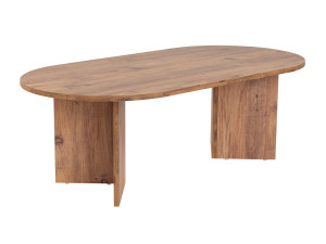 Mesa de centro de madeira "Sand" - 60 x 119 x 40 cm - Pinheiro Atlântico
