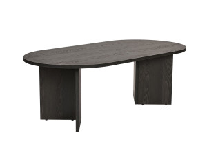 Mesa de centro de madeira "Sand" - 60 x 119 x 40 cm - Luz Negra