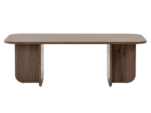 Mesa de centro de madeira "Akira" 120 x 60 x 41 cm - Nogueira