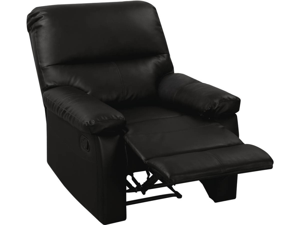 Poltrona de relaxamento "Lincoln" - 90 x 89 x 103 cm - Preto