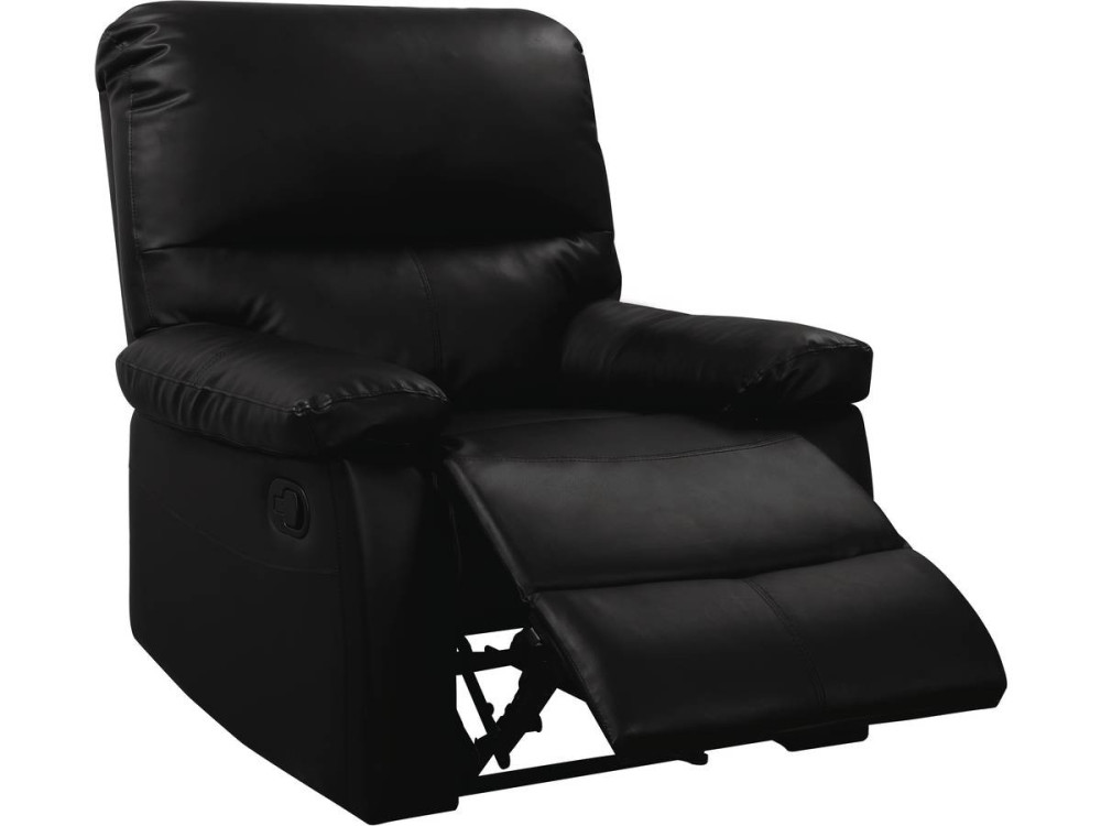 Poltrona de relaxamento "Lincoln" - 90 x 89 x 103 cm - Preto