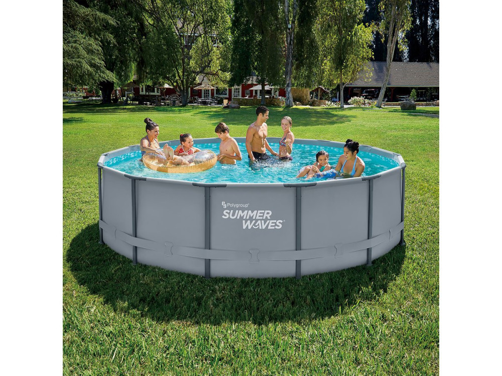 Piscina tubular com armação "Elite" - FLIPO 1 - Ø 4.27 x 1.07 m