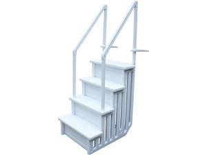 Escada simples para piscina