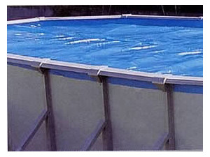 Cobertura de verão para piscinas - Cobertura de bolhas para piscinas ovais - 300 microns - 9,15 x 4,60 m