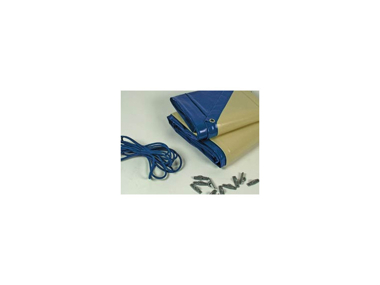 Cobertura de inverno para piscina Tobago - 280 gr/m² - azul