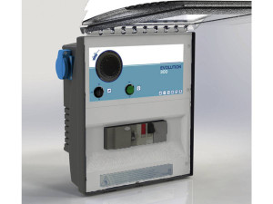 Caixa eléctrica de filtragem "Evolution" - 300 VA - disjuntor de 4/6 A