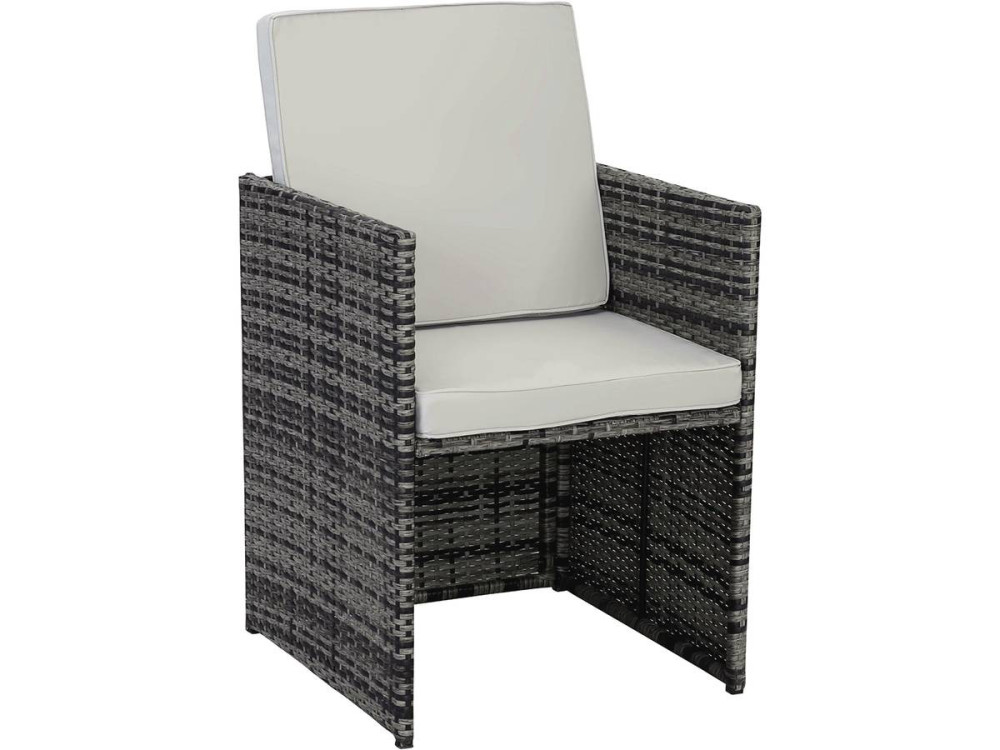 Conjunto de 2 poltronas Chicago - "Florida" - Cinza