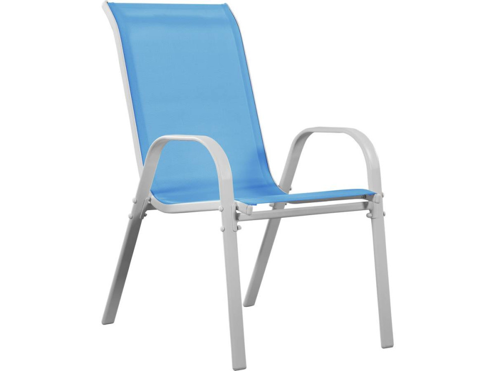 Conjunto de poltronas em textilene "Cordoba" - Phoenix- Azul - conjunto de 4