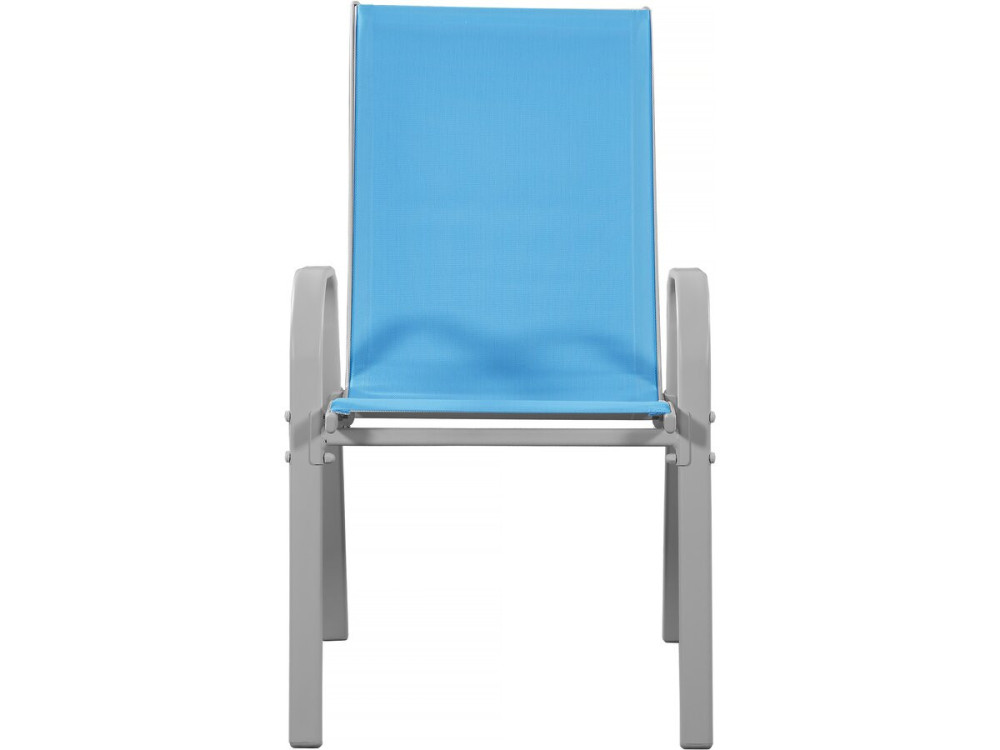 Poltrona de jardim Textilene "Cordoba" - Fénix - Azul - Kit de 2