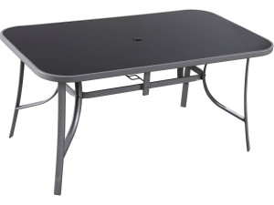 Mesa para jardim "Cordoba" - Phoenix - 6 lugares - Prata