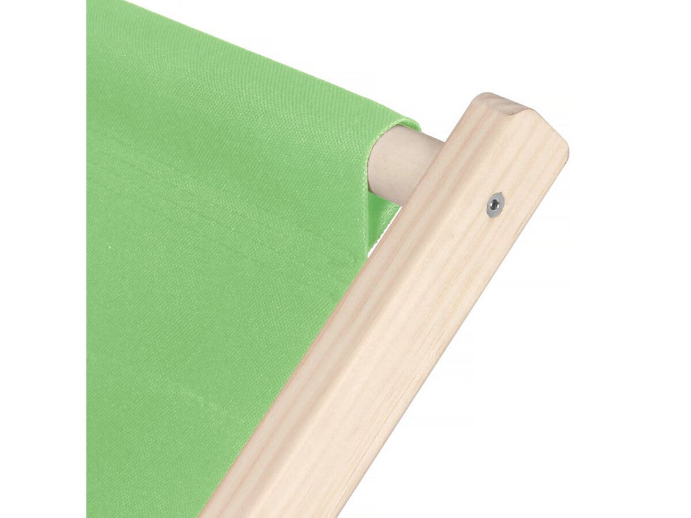 Conjunto de 2 espreguiçadeiras de madeira "Chilienne" - 107 x 56,5 x 81 cm - Verde