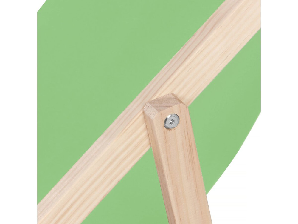 Conjunto de 2 espreguiçadeiras de madeira "Chilienne" - 107 x 56,5 x 81 cm - Verde