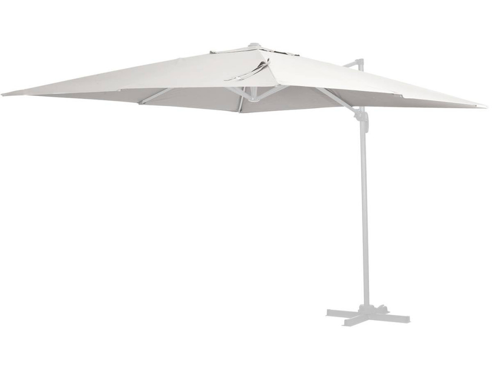 Tela para guarda-sol deportado de jardim "Sun 4" - 3 x 4 m - Ecru