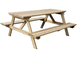 Mesa de piquenique para adultos "Gardenia" - 180 x 150 x 75 cm - 6/8 pessoas