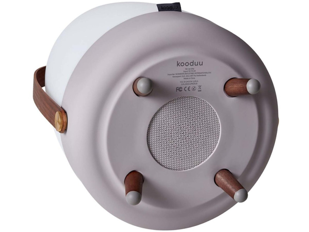 Lâmpada LED portátil Bluetooth "Lite-up Play" - Terra