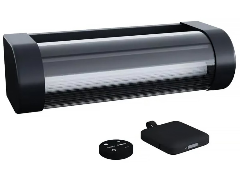 Aplique solar e recarregável Booster "Loma" 150 a 900 Lumen - Preto
