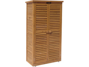 Armário para jardim "Space" - 87 x 46.5 x 160 cm - Marrom