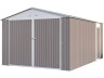 Garagem de metal "Nevada" com porta de batente15.36 m²