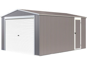 Garagem de metal "Nevada" com porta de batente 15.61 m²