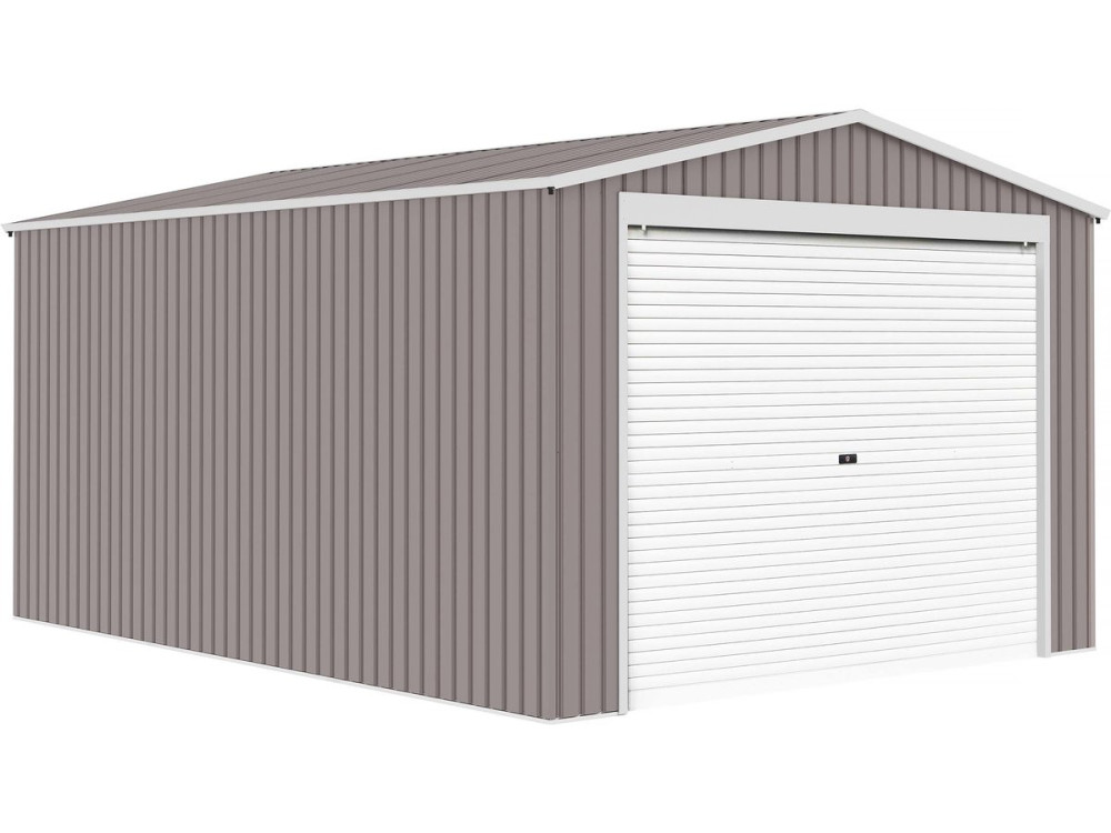 Garagem de metal "Nevada" com porta de batente 15.61 m²