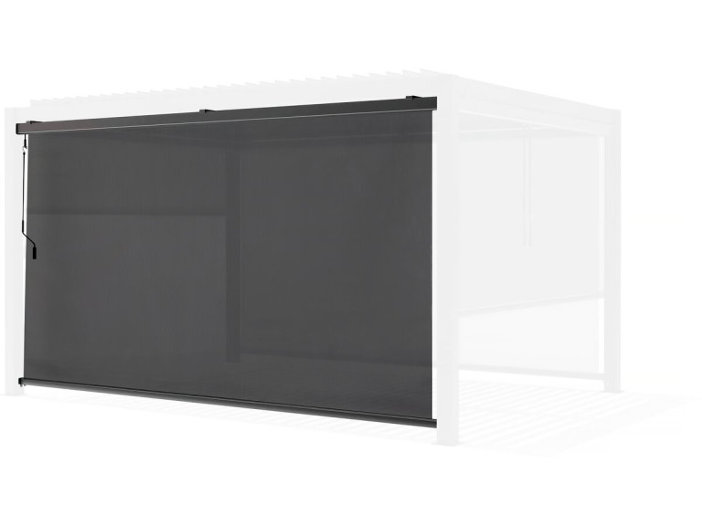 Toldo pergolado - 370 x 204 cm - Cinza antracite