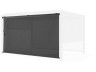 Toldo pergolado - 370 x 204 cm - Cinza antracite