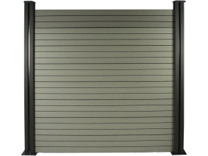 Kit Cerca Composta 1,6 x 1,2 m - Kit de fixação grátis - Cinza