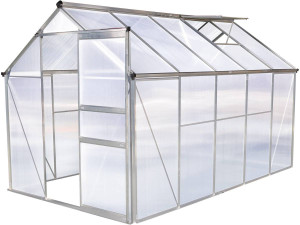 Estufa de jardim em policarbonato "Hortênsia" - 6m²