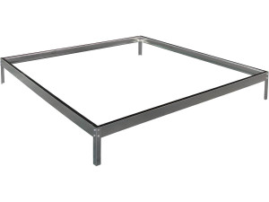 Base para estufa de policarbonato "Hortênsia" - 3,65 m² - 192 x 190 x 8 cm