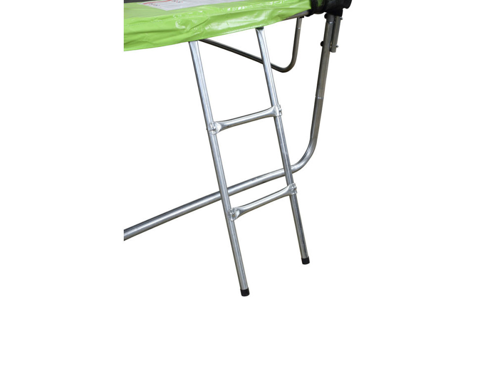 Trampolim "Yoopi" - Ø 4,25 m - com rede + escada + cobertura + kit de fixação
