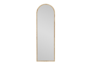 Espelho de madeira "Emma" - 50 x 160 cm - Bege