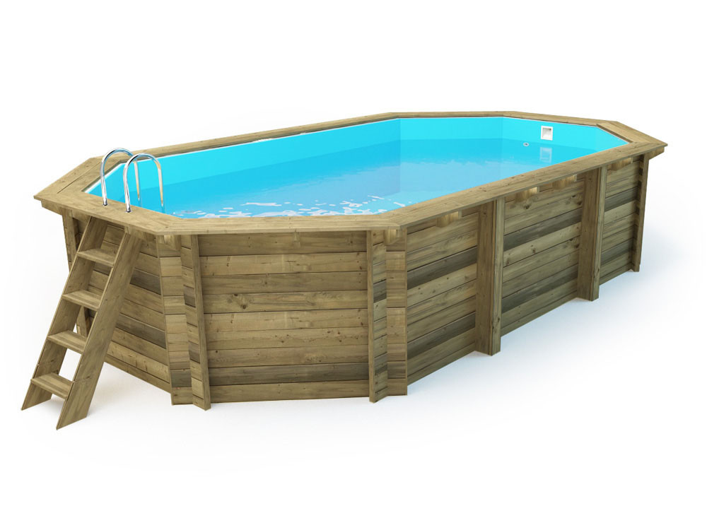 Piscina de madeira "Florida 130" - 6,57 x 4,57 x 1,31 m