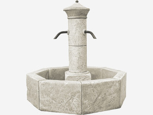 Fonte "Méridionale" - Diâmetro 122 cm x A.116 cm